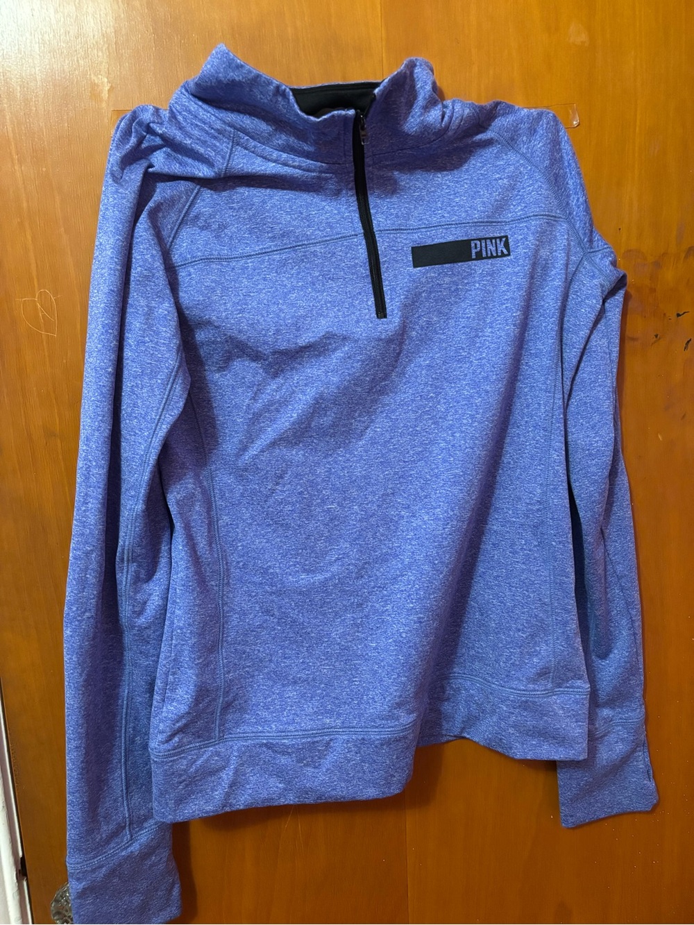Victoria's Secret PINK Men's Half-Zip Pullover - Purple Heather